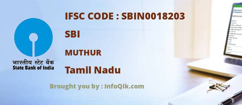 SBI Muthur, Tamil Nadu - IFSC Code