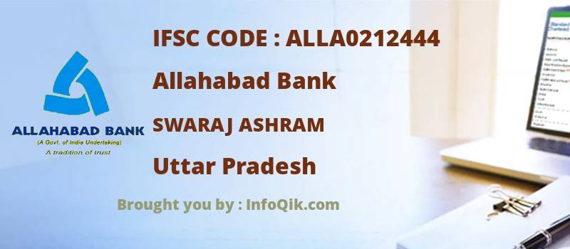Allahabad Bank Swaraj Ashram, Uttar Pradesh - IFSC Code