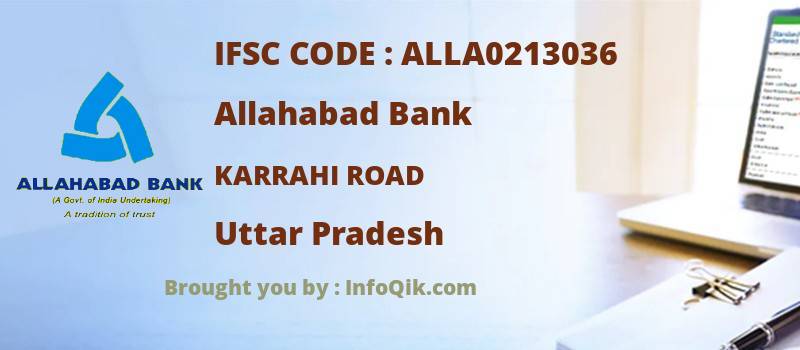 Allahabad Bank Karrahi Road, Uttar Pradesh - IFSC Code