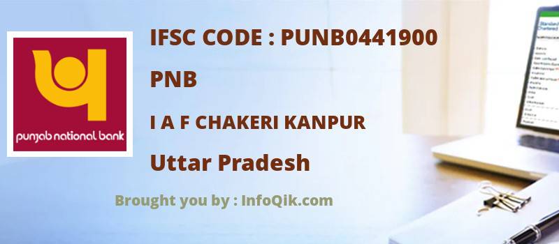 PNB I A F Chakeri Kanpur, Uttar Pradesh - IFSC Code