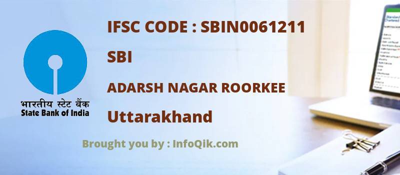 SBI Adarsh Nagar Roorkee, Uttarakhand - IFSC Code