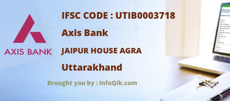 Axis Bank Jaipur House Agra, Uttarakhand - IFSC Code