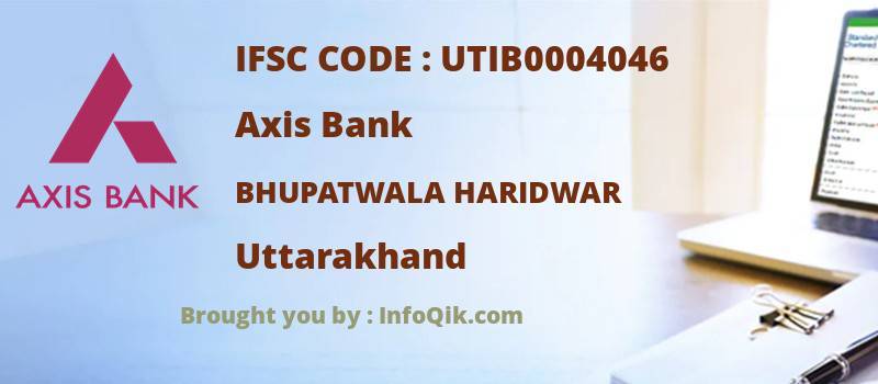 Axis Bank Bhupatwala Haridwar, Uttarakhand - IFSC Code