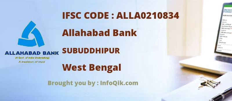 Allahabad Bank Subuddhipur, West Bengal - IFSC Code