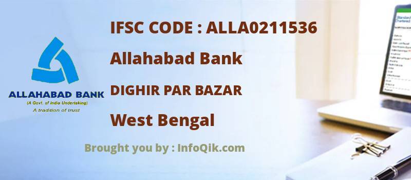 Allahabad Bank Dighir Par Bazar, West Bengal - IFSC Code