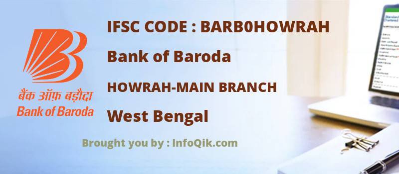 Bank of Baroda Howrah-main Branch, West Bengal - IFSC Code