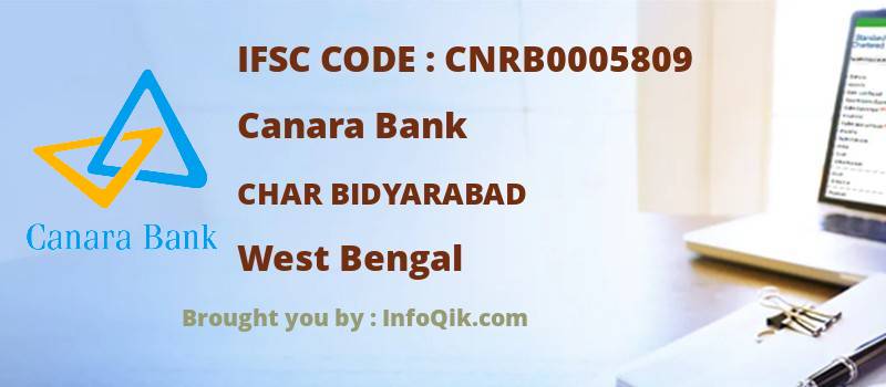 Canara Bank Char Bidyarabad, West Bengal - IFSC Code